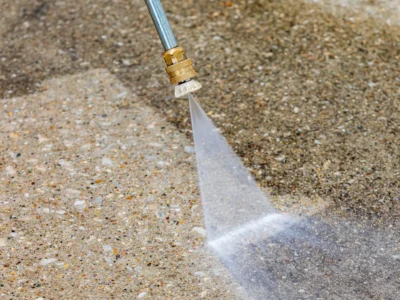 pressure washing patio